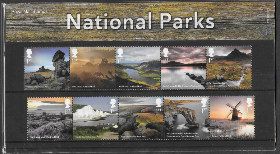 (image for) 2021 National Parks Royal Mail Presentation Pack 596 - Click Image to Close